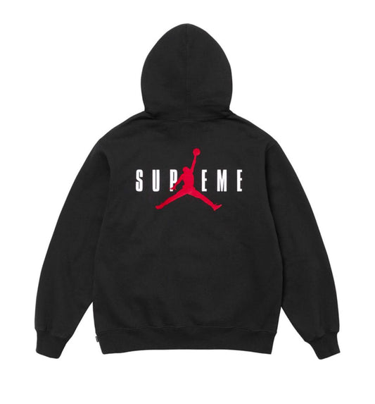 •SUPREME/JORDAN HOODED SWEATSHIRT